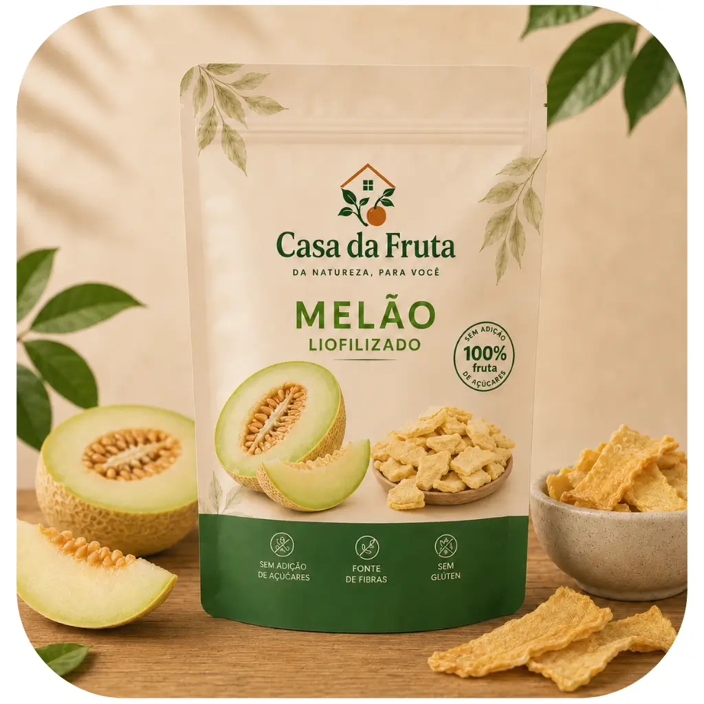 Melão Liofilizado Crocante
