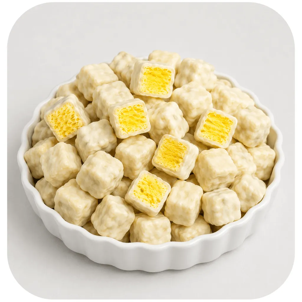 Cubos de Iogurte Liofilizados de Manga - Natural · 100g - Imagem 3