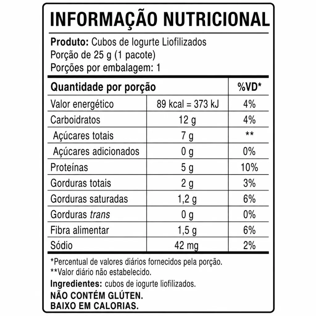 Combo Cubos de Iogurte Liofilizados - Pague 2 Leve 3 - Natural · 100g - Imagem 5